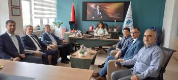 Presidency of Balıkesir Chamber of CPAs - Bandırma Representative Office visited our Dean.