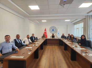 THE FIRST ADVISORY BOARD MEETING OF THE 2023-2024 ACADEMIC YEAR OF OUR FACULTY WAS HELD.