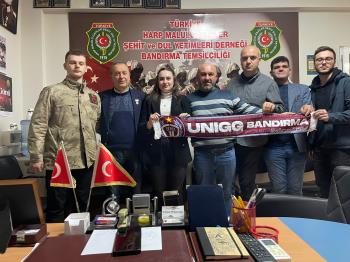 Bandırma Onyedi Eylül Üniversitesi Üniversiteli Trabzonsporlular Topluluğundan Ziyaret