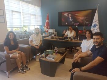 Visit to our Dean from our students who successfully completed the 2209-A TÜBİTAK undergraduate project