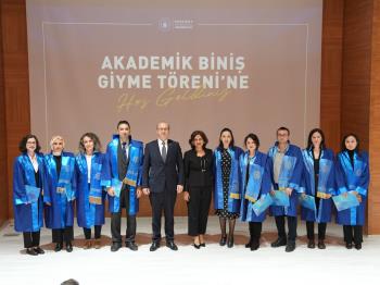 Akademik Biniş Giyme Töreni Yapıldı