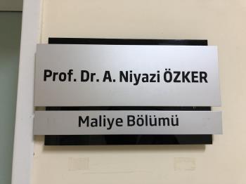 Ahmet Niyazi ÖZKER hocamızın Profesör Ataması
