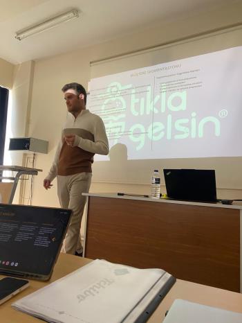Our Former Graduate Was Our Guest In The Marketing Strategies Course.