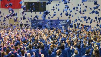 Our graduation ceremony took place with great enthusiasm