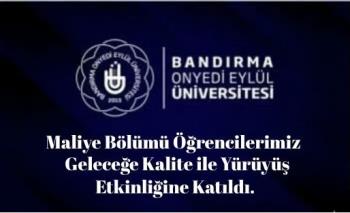 Maliye Bölümü Öğrencileri Rektör-Öğrenci Buluşması Etkinliğinde