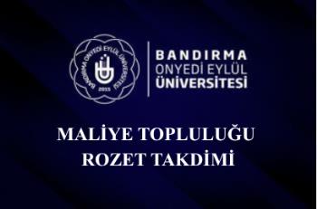 Maliye Topluluğu Rozet Takdimi