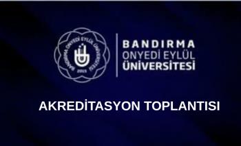 Bölüm Hocalarımız Akreditasyon Toplantısına Katıldı.