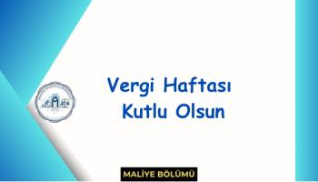 37. Vergi Haftası