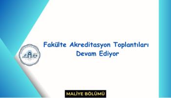 İİBF Akreditasyon Toplantısı Yapıldı