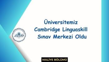 Üniversitemiz Sınav Merkezi Oldu.