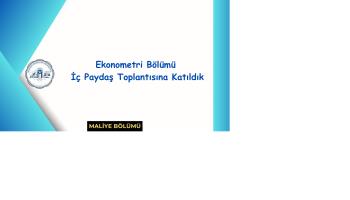 We participated in the Internal Stakeholder Meeting