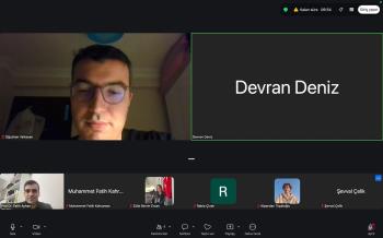 İİBF Dekanı ve Öğrenci Topluluğu Temsilcileri Online Toplantıda Bir Araya Geldi