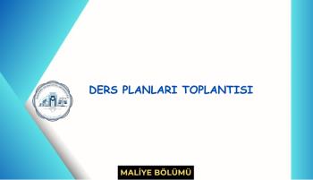 Bölüm Başkanımız Dekanlık Toplantısına Katıldı.