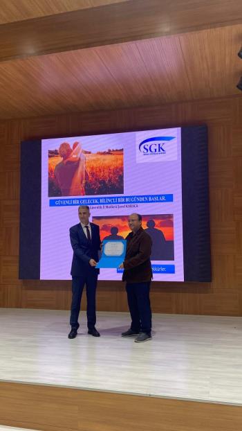 "Sosyal Güvenlik Sistemi ve Sosyal Güvenliğin Önemi” Konulu Konferans Gerçekleştirildi