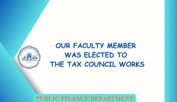 Our Department Member is in the Tax Council.