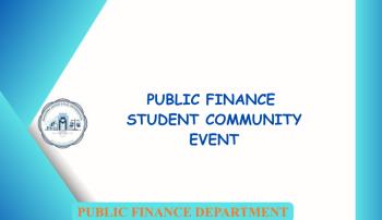 Public Finance Student Society Breakfast Event
